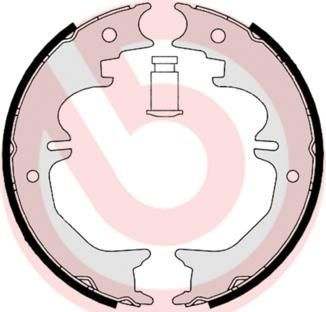 Brembo S 83 545 комплект тормозных колодок, стояночная тормозная с на TOYOTA LAND CRUISER 90 (_J9_)