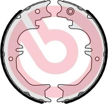 Brembo S 83 563 комплект тормозных колодок, стояночная тормозная с на TOYOTA LAND CRUISER 100 (FZJ1_, UZJ1_)