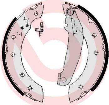 Brembo S 86 502 комплект тормозных колодок на VOLVO 480 E