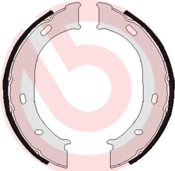 BREMBO Колодки торм.бараб.ручн.торм.[160x40] (S50511)