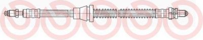 Brembo T 24 031 тормозной шланг на FORD KA (RB_)