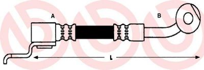 Brembo T 37 002 тормозной шланг на JEEP GRAND CHEROKEE I (ZJ)