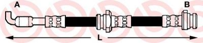 Brembo T 49 018 тормозной шланг на MAZDA 626 III Station Wagon (GV)