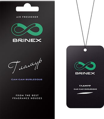 BRINEX bri15 Ароматизатор картонный «Гламур — Can Can Burlesque»