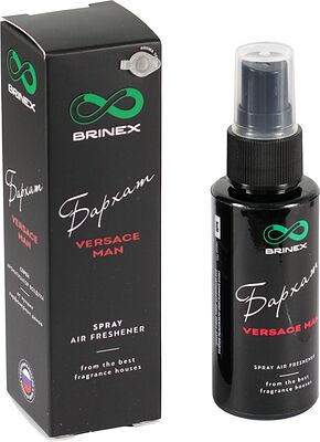 BRINEX bri20 Ароматизатор-спрей «Бархат — Versace Man»
