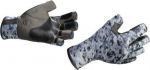Перчатки рыболовные BUFF Pro Series Angler Gloves Fish Camo (серо-белый камуфляж) (US:XL-XXL)