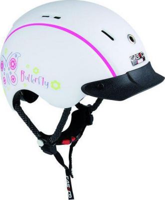 Летний шлем Casco 2016 YOUTH KIDS Mini-Generation butterfly-white (см:44-50)