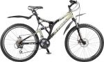 Велосипед двухподвесный подростковый Stels Challenger MDisc 26 quot; (2015), рама сталь 20 quot;, серый-черный