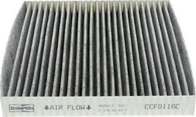 Champion CCF0116C фильтр, воздух во внутренном пространстве на MAZDA CX-7 (ER)