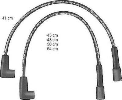Champion CLS212 комплект проводов зажигания на OPEL KADETT E Combo (38_, 48_)