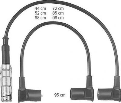 Champion CLS250 комплект проводов зажигания на MERCEDES-BENZ S-CLASS (W126)