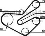 CONTITECH Ремень поликлиновой, комплект (6PK1750D2)