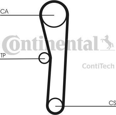 Contitech CT505 ремень грм на AUSTIN MONTEGO универсал (XE)