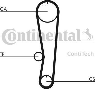 Contitech CT568 Ремень ГРМ SUZUKI SWIFT I/II 1.0/1.3 83-89-/89-96 (89x19)