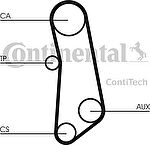 Contitech CT571 ремень грм на FIAT CROMA (154)