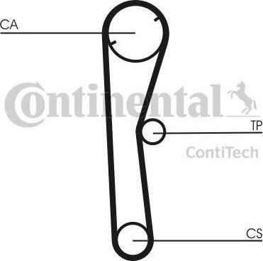 Contitech CT674 ремень грм на NISSAN STANZA (T11)