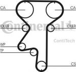 CONTITECH Ремень ГРМ OPEL 1.7-2.0 91-99 (176x24) (90531033, CT871)