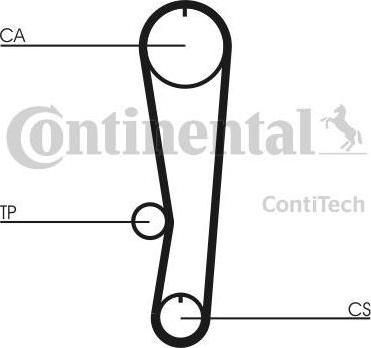 CONTITECH Ремень ГРМ SUZUIKI Jimmy 1.3L 98-05 (CT895)