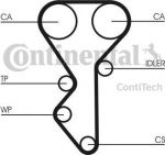CONTITECH Ремень ГРМ CITROEN / PEUGEOT 1.8-2.0 95-04 (136x25.4) (2112100604002, CT955)