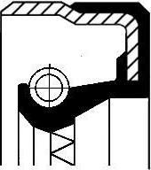 CORTECO Сальник редуктора заднего моста E81/E87/E90/X3(E83) /44X78,1X10/15,5mm (01031731B)