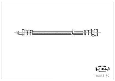 Corteco 19018139 тормозной шланг на FIAT DUCATO фургон (230L)