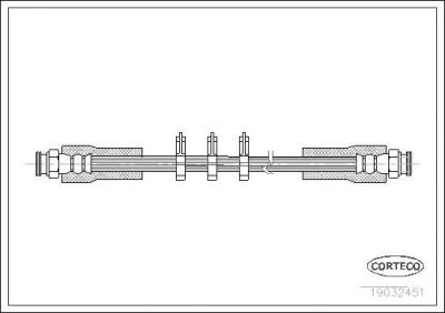 Corteco 19032451 тормозной шланг на ALFA ROMEO 164 (164)