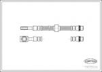 Corteco 19032838 тормозной шланг на PEUGEOT 607 (9D, 9U)