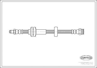 Corteco 19035270 тормозной шланг на FIAT DUCATO фургон (250, 290)