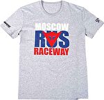 DAINESE MOSCOW D1 T-SHIRT - MELANGE-GRAY футболка XXXL (1896585-351-XXXL)