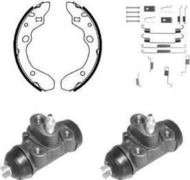 Delphi 933 комплект тормозных колодок на MAZDA 323 C IV (BG)