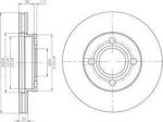Delphi BG2272 Диск тормозной AUDI 80 86-91/90 87-91/100 77-91 передний вент.