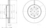 DELPHI Диск тормозной передний вентилируемый HONDA Civic, Civic CRX, CRX / ROVER 25, 45, 200, 218, 400, MG ZR (цена за 1 шт., в упак. 2 шт.) (BG2759)