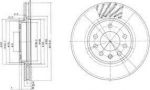DELPHI Диск тормозной OPEL ASTRA G/H 98-09/MERIVA 03-/ZAFIRA 99- передний (цена за 1 шт., в упак. 2 шт.) (569060, BG3405)