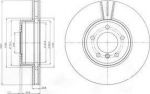 Delphi BG9871C диск тормозной 324×30 мм вентилируемый с покрытием BMW 5 E60, E61, 6 E63, E64