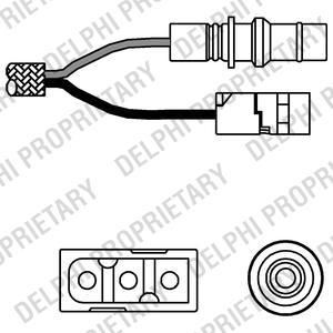 Delphi ES10276-12B1 лямбда-зонд на MERCEDES-BENZ S-CLASS (W140)