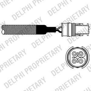 Delphi ES10580-12B1 лямбда-зонд на MERCEDES-BENZ S-CLASS (W140)