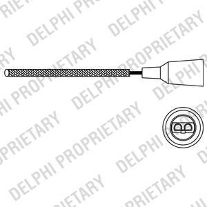 Delphi ES10671-12B1 лямбда-зонд на FIAT UNO (146A/E)