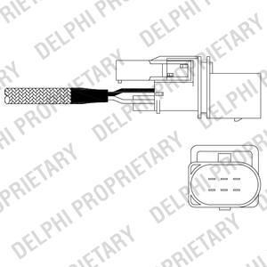 Delphi ES11026-12B1 лямбда-зонд на MERCEDES-BENZ C-CLASS купе (CL203)