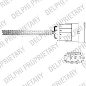 Delphi ES20344-12B1 лямбда-зонд на FIAT PANDA (169)