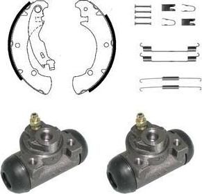 Delphi KP1033 комплект тормозных колодок на FIAT BRAVA (182)