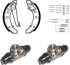 Delphi KP1055 комплект тормозных колодок на VW LUPO (6X1, 6E1)