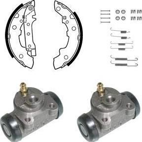 Delphi KP664 комплект тормозных колодок на RENAULT 4 (112_)