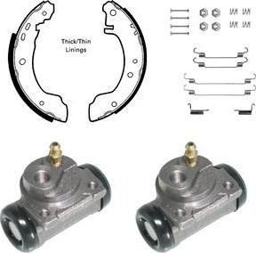 Delphi KP860 комплект тормозных колодок на NISSAN PRIMERA Traveller (W10)