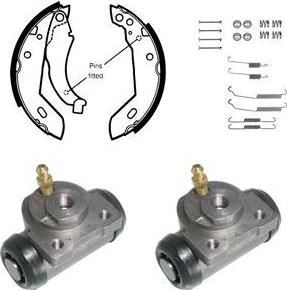 Delphi KP872 комплект тормозных колодок на PEUGEOT 205 фургон