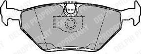 DELPHI Колодки задние E39 95-04 (LP1107)
