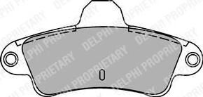 DELPHI Колодки тормозные задние FORD Mondeo (LP1242)
