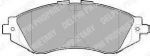 DELPHI Колодки тормозные CHEVROLET Lacetti, Nubira, Rezzo, Tacuma / DAEWOO Lacetti, Lanos, Nubira, Rezzo, Tacuma (LP1304)