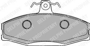 DELPHI Колодки SKODA FELICIA 94=> WVA21662 (LP1429)