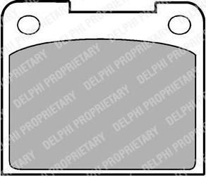 DELPHI Колодки торм.зад. (LP15)