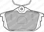 DELPHI Колодки тормозные MITSUBISHI Carisma, Colt, Spacestar / PROTON Impian / SMART Forfour / VOLVO S40, V40 (LP1593)